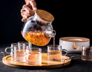 Crystal Glass Kettle