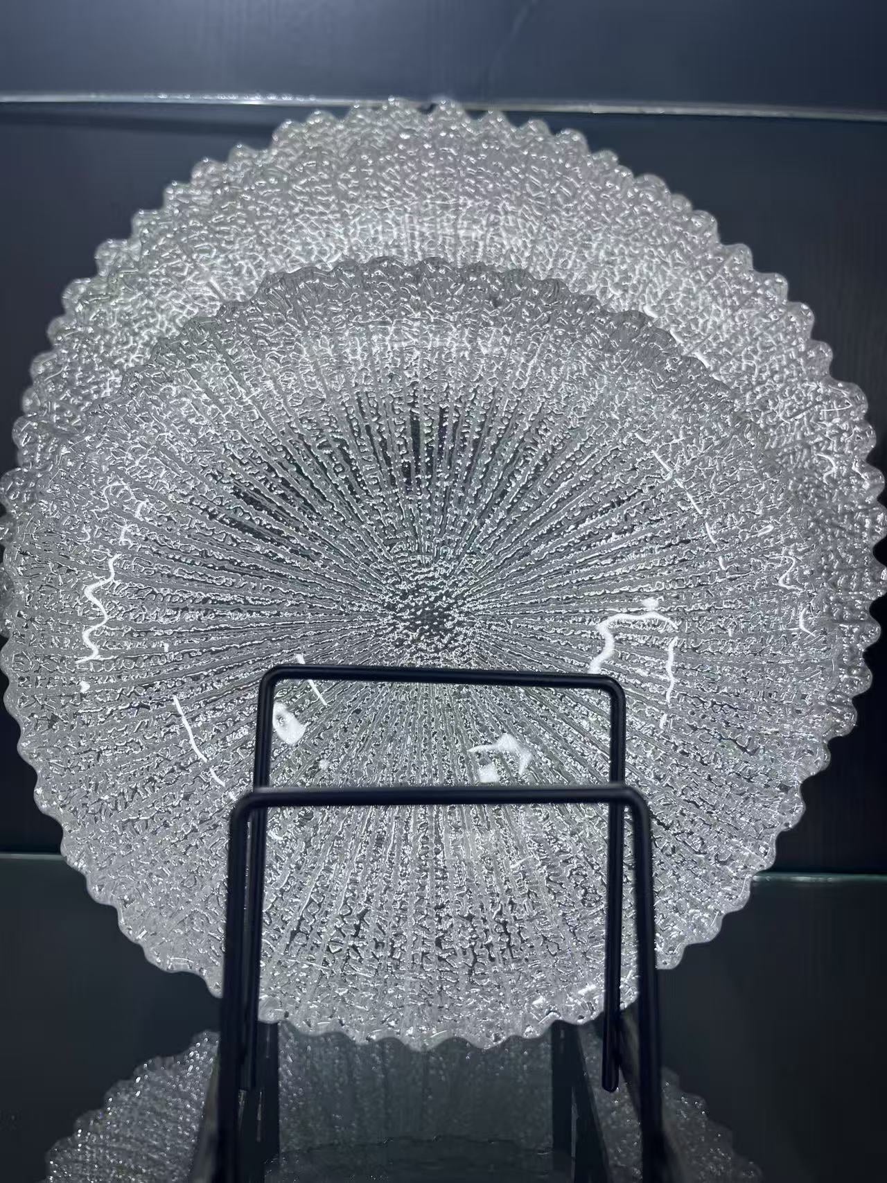 Ribbed Crystal Rhythm Plate