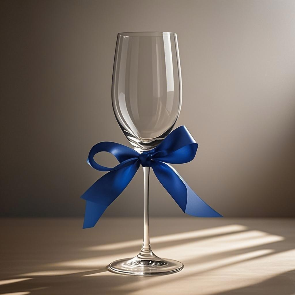 Sparkling wine glasses