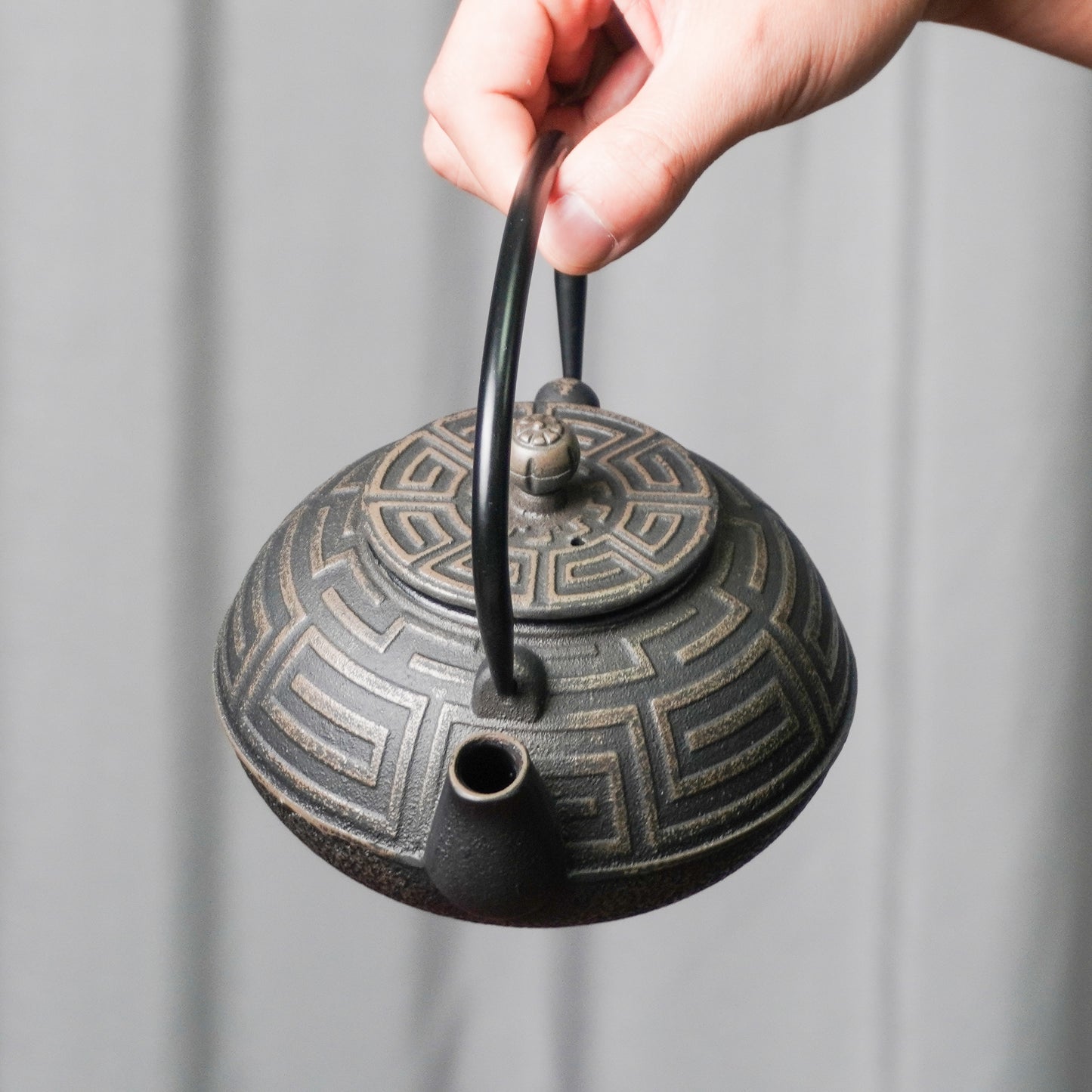 Echoes of Tradition | Chinese Cloud Pattern Cast Iron Teapot | Hand-Forged, Timeless Craftsmanship