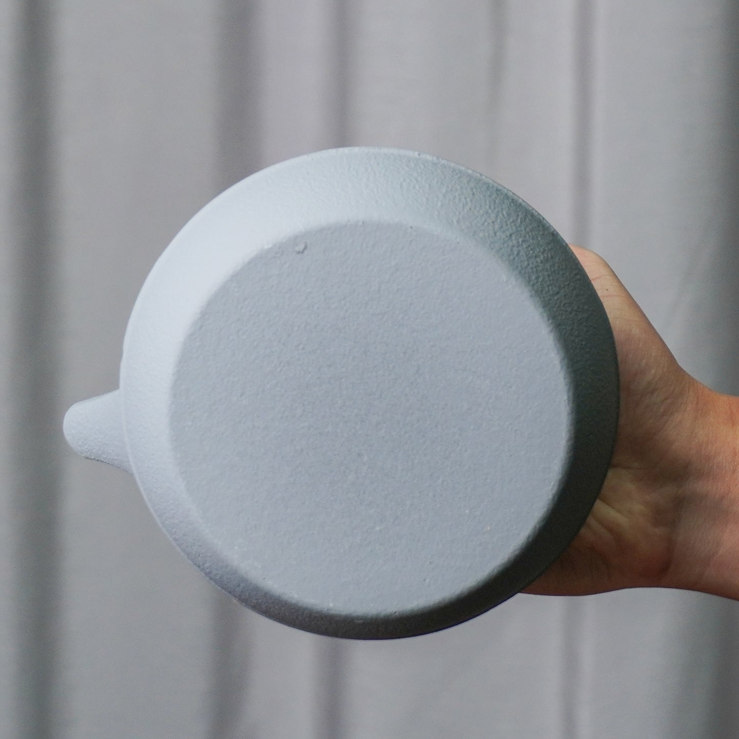 Matte Gray Minimalist Cast Iron Teapot | Beauty in Simplicity for Modern Living