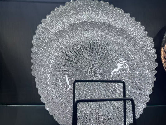 Ribbed Crystal Rhythm Plate