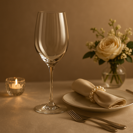 Sparkling wine glasses